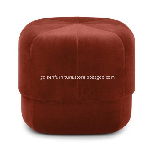 Circus Pouf in Velour velvet sofa ottoman